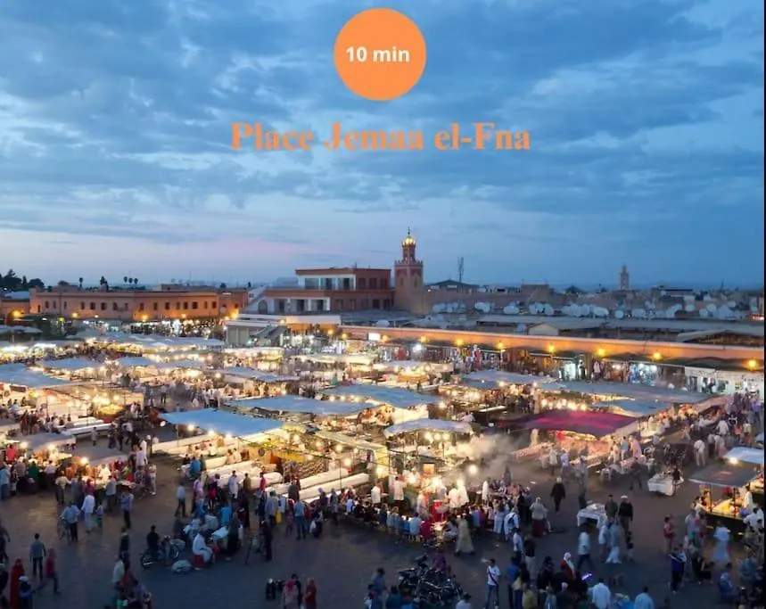 Havre De Paix Avec Jardin Et Piscine Apartment Marrakesh Morocco